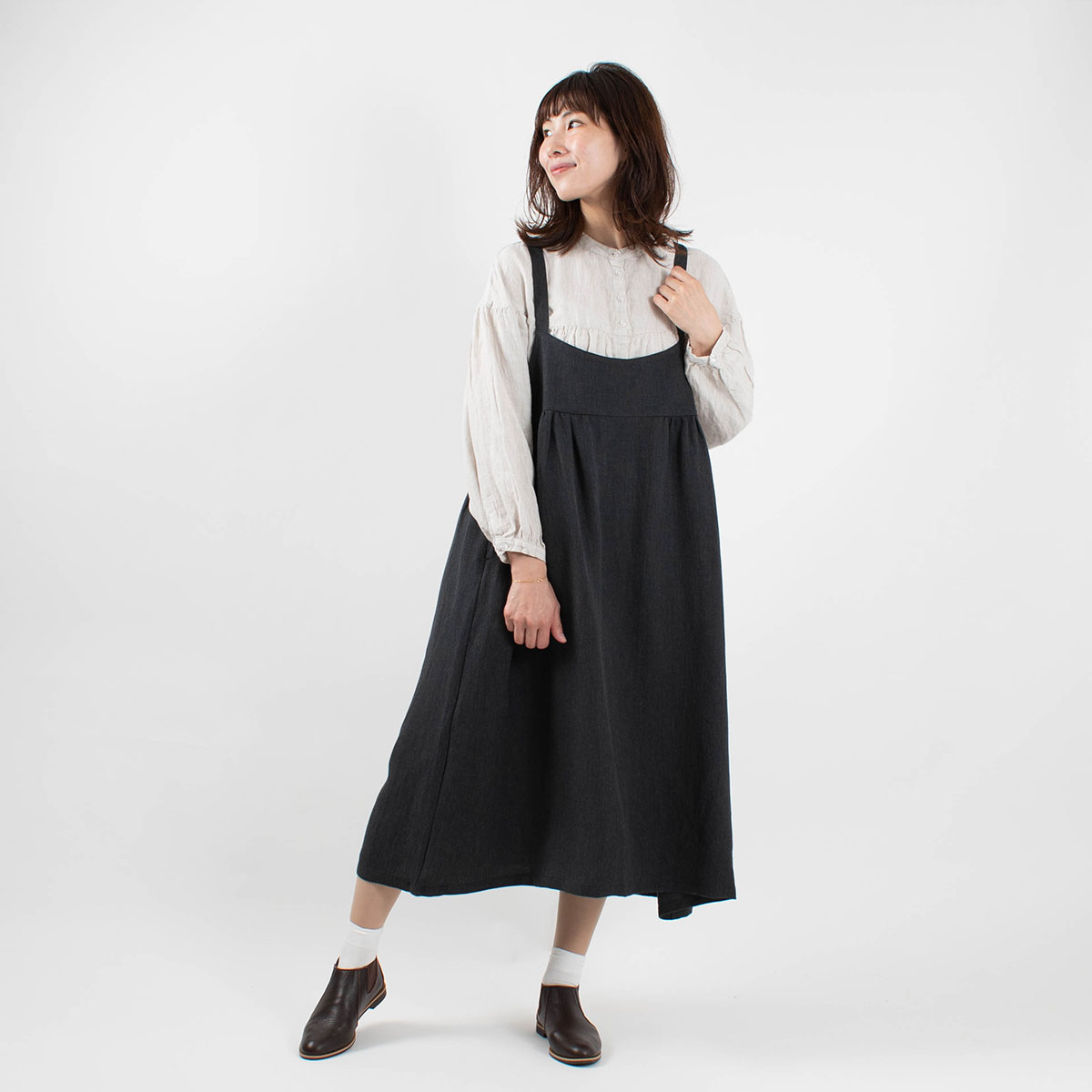 Yarra ツイルジャンパースカート ナチュラルファッション ナチュラル服の通販 Yarra ツイルジャンパースカート ナチュラルファッション ナチュラル服の通販