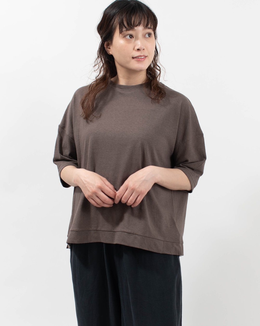 1621-278  YARRA ベルギーリネン半袖TEE