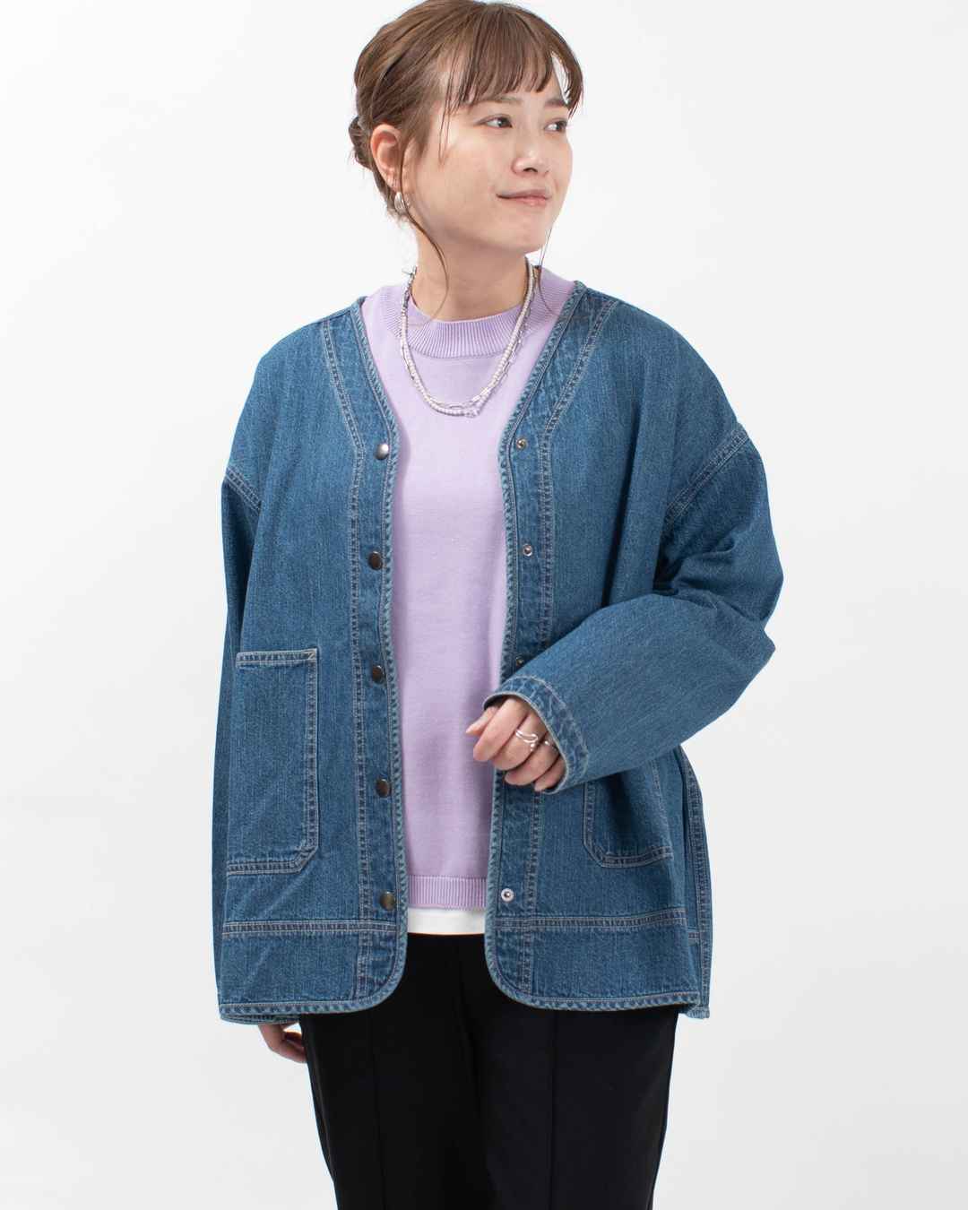 80s vintage Paula Sweet風 フリンジ カーディガン デニム 80s vintage Paula Sweet風 フリンジ カーディガン デニム