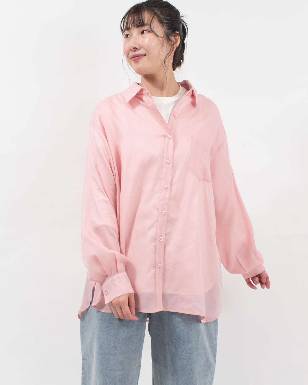 293-35002  vingtrois リネン混シャツ