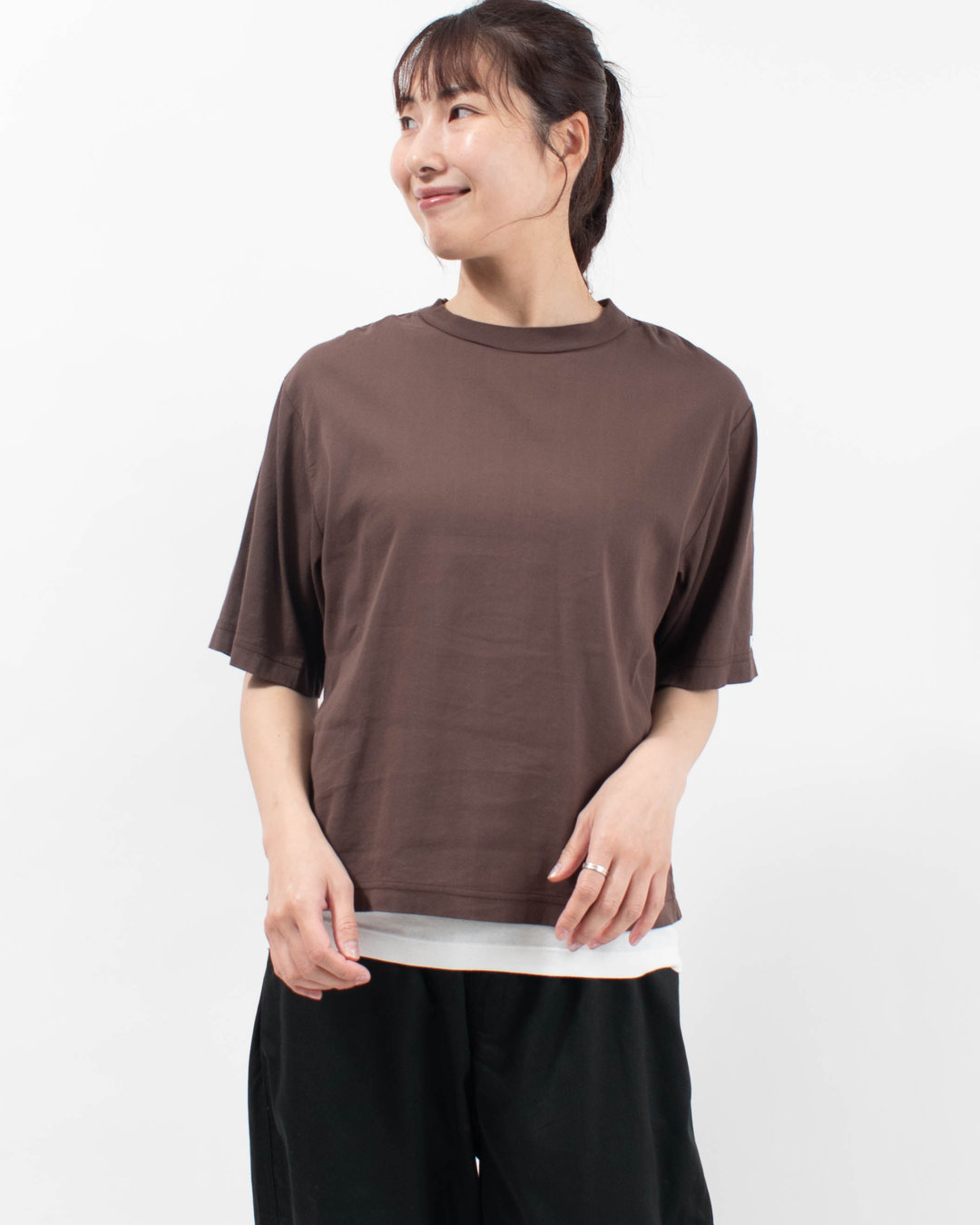 3414845 BIWACOTTON モデレート/クルーネックＴシャツ(ユニセックス・5分袖） 3414845 / 3414857 / 3415890