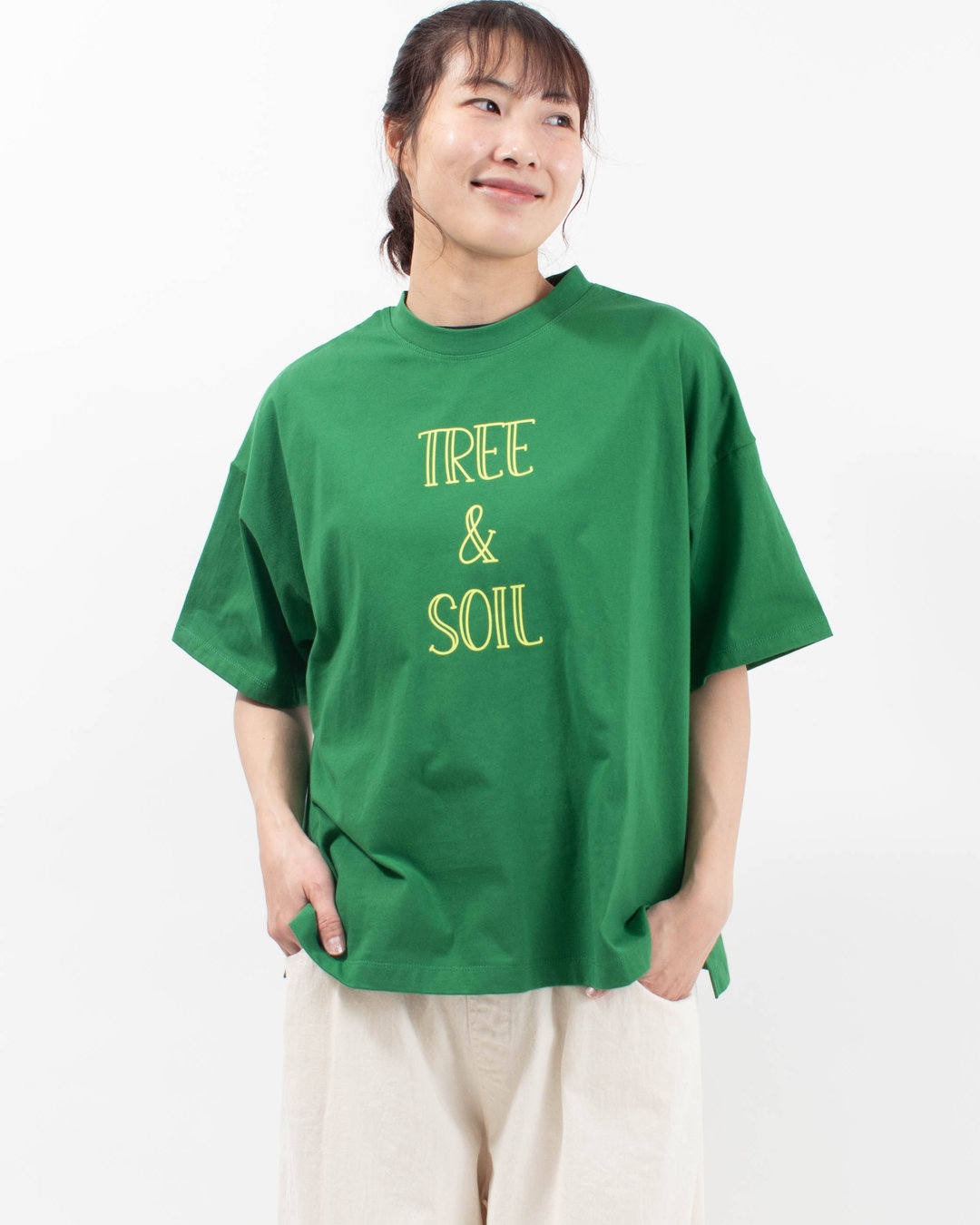 4601-7320 ista-ire REE＆SOIL ロゴTEE