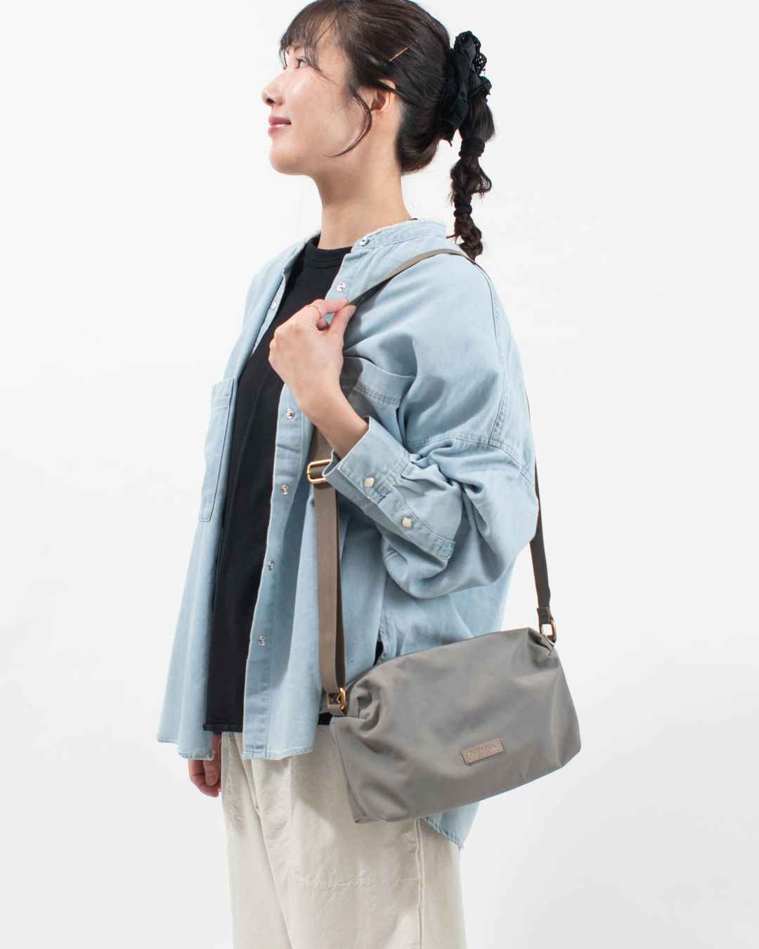 51109　ONEPAIRED/toleur ウォッシュナイロンタックショルダー
