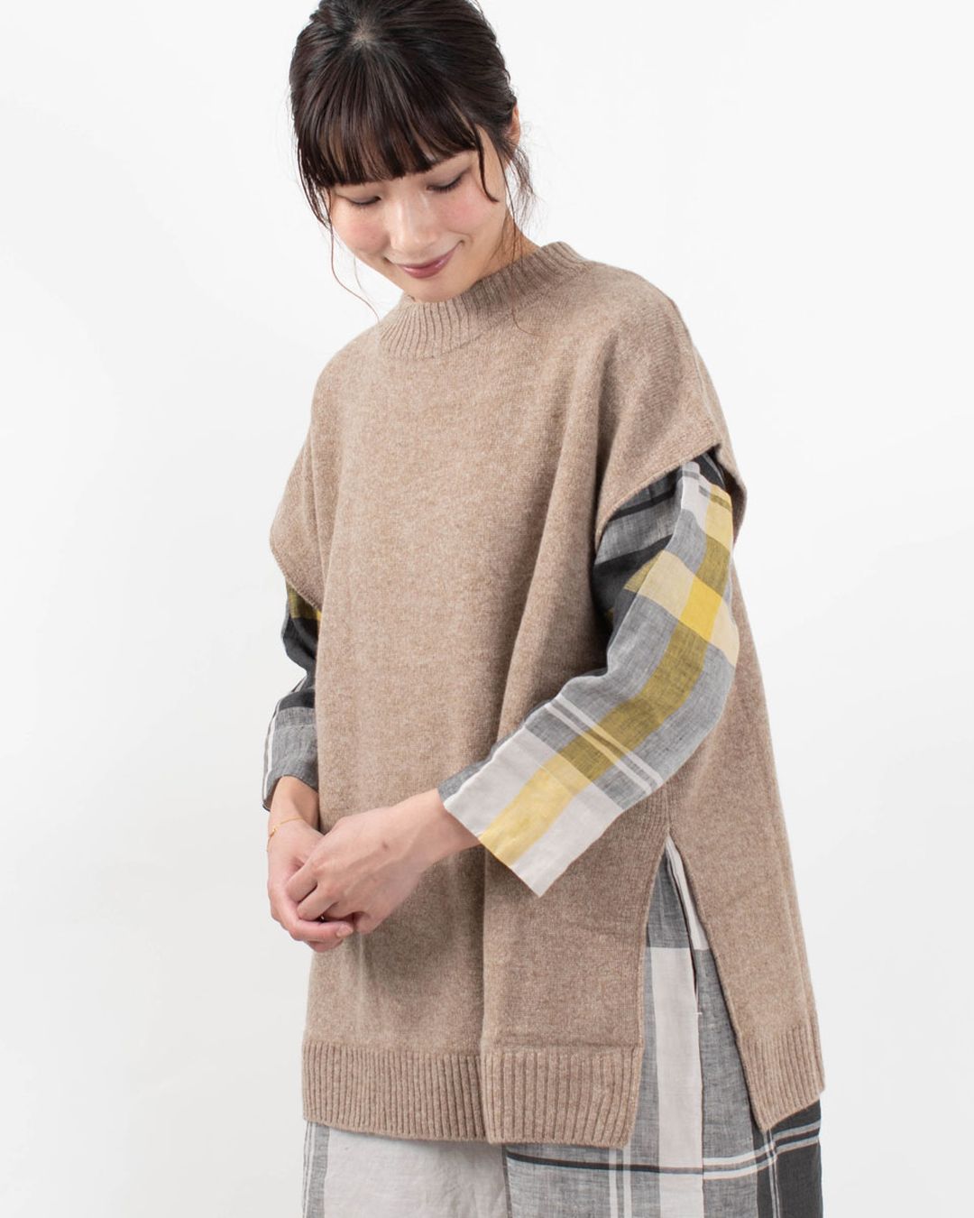 646611　NARU タスマニアラムタポットベスト