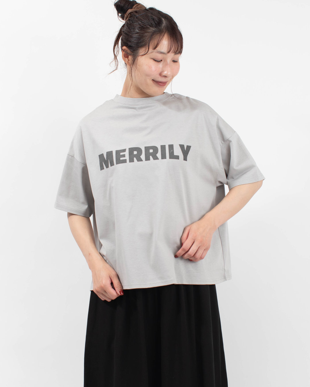 NARU デラヴェプレミアム MERRILYプリントシャツ