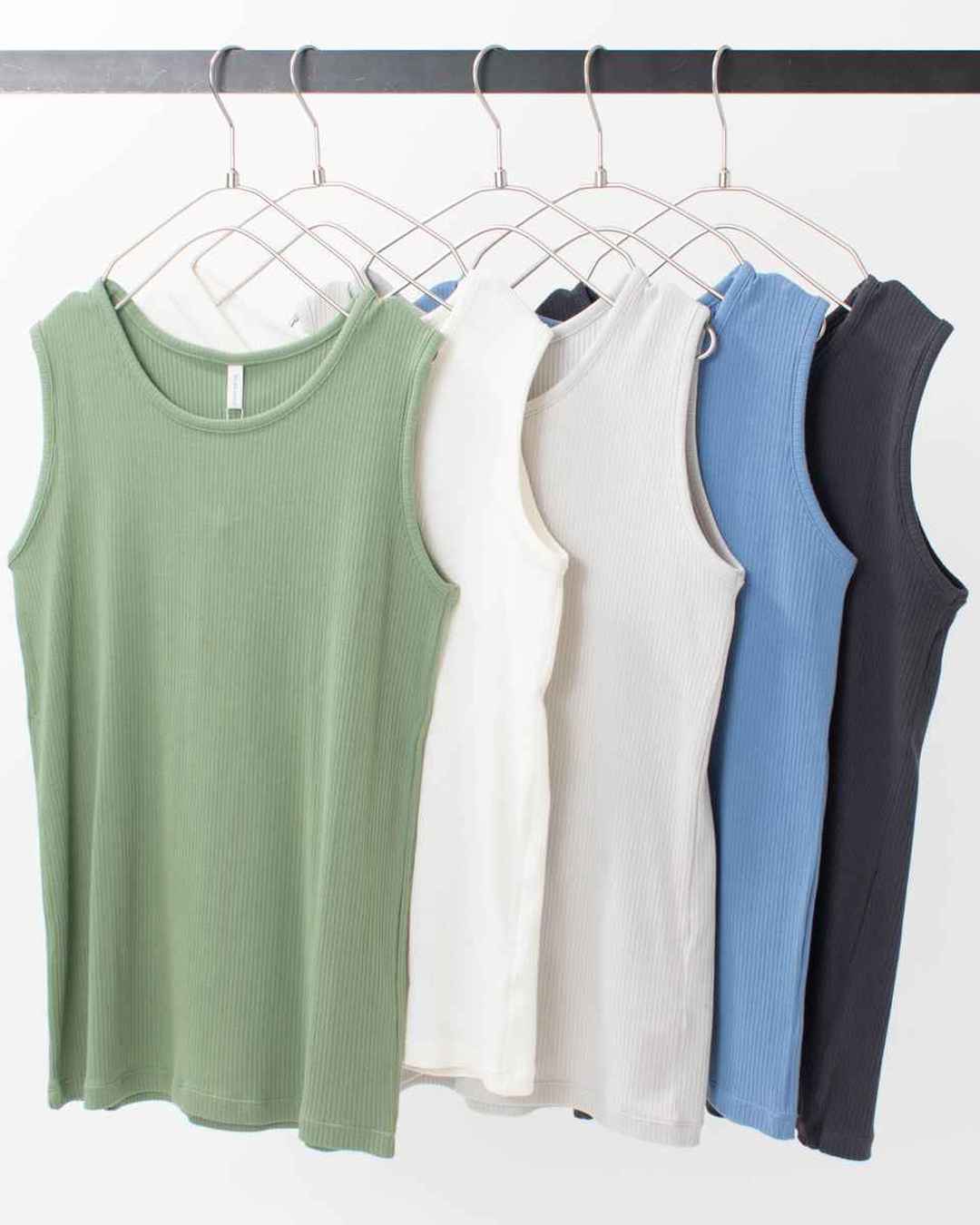 751-252  Bliss bunch スーピマコットンテレコ Uネックタンクトップ