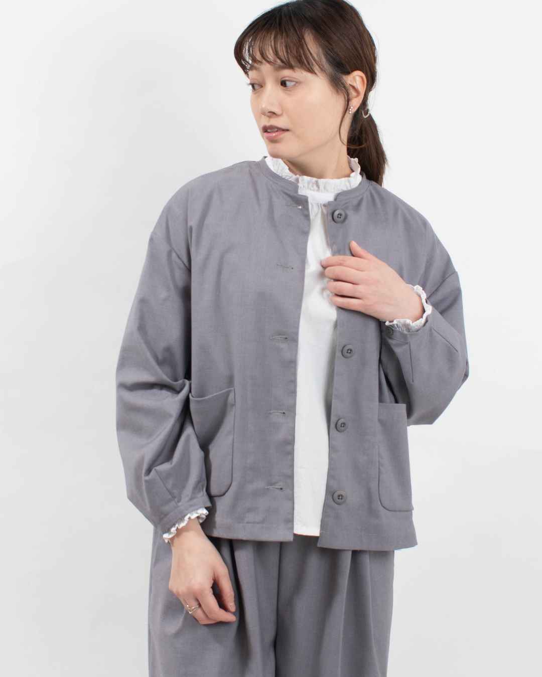 761-287 Bliss bunch バルーン袖ジャケット