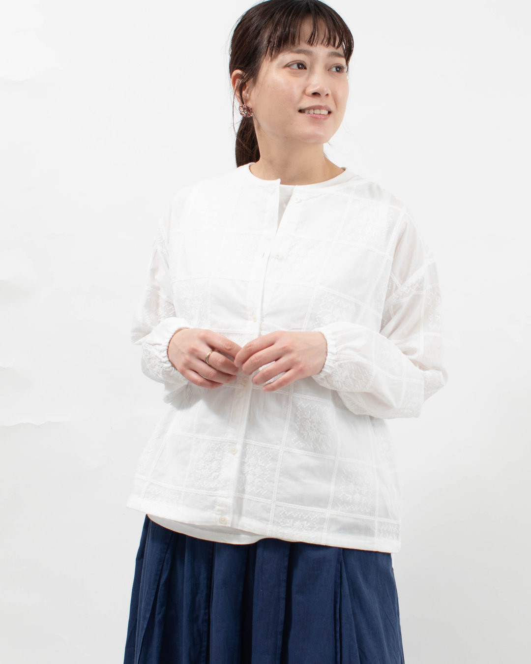 761-289  Bliss bunch 2WAYドロストブラウス