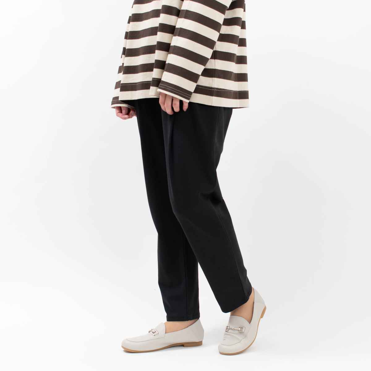 WWO きれいめポンチのタックテーパード(レディース・丈長め・TRICKZIP