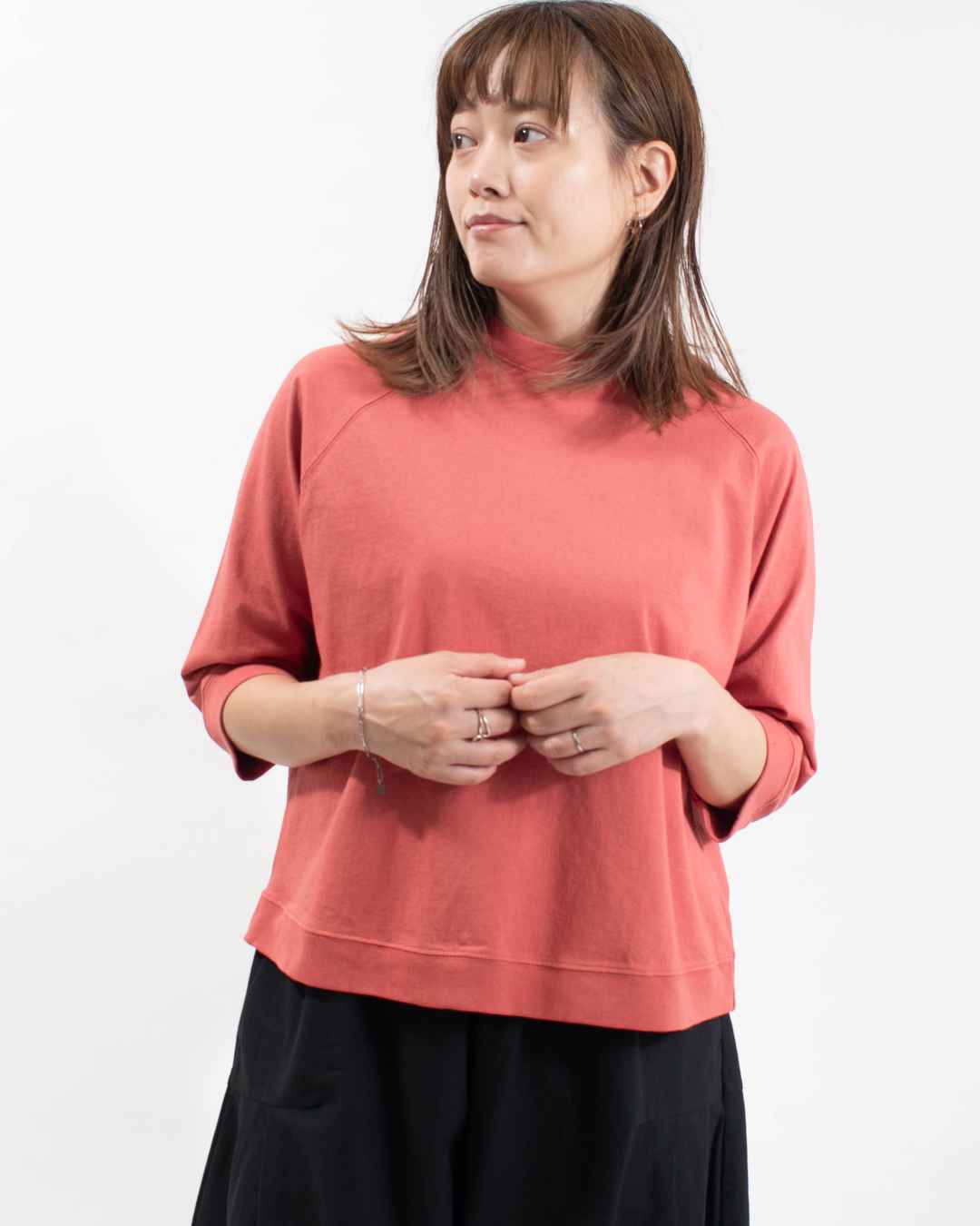 BLUE LAKE MARKET アメリカンドライ天竺||ヘムラウンドラグランプルオーバー