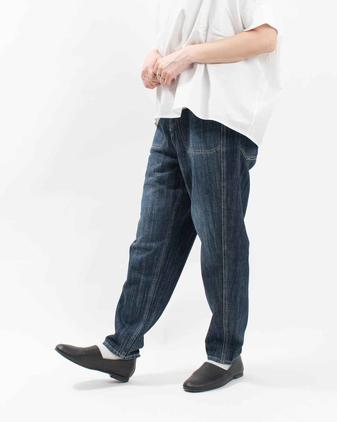 CF0574 Cafetty ボリュームペグやわらかデニム