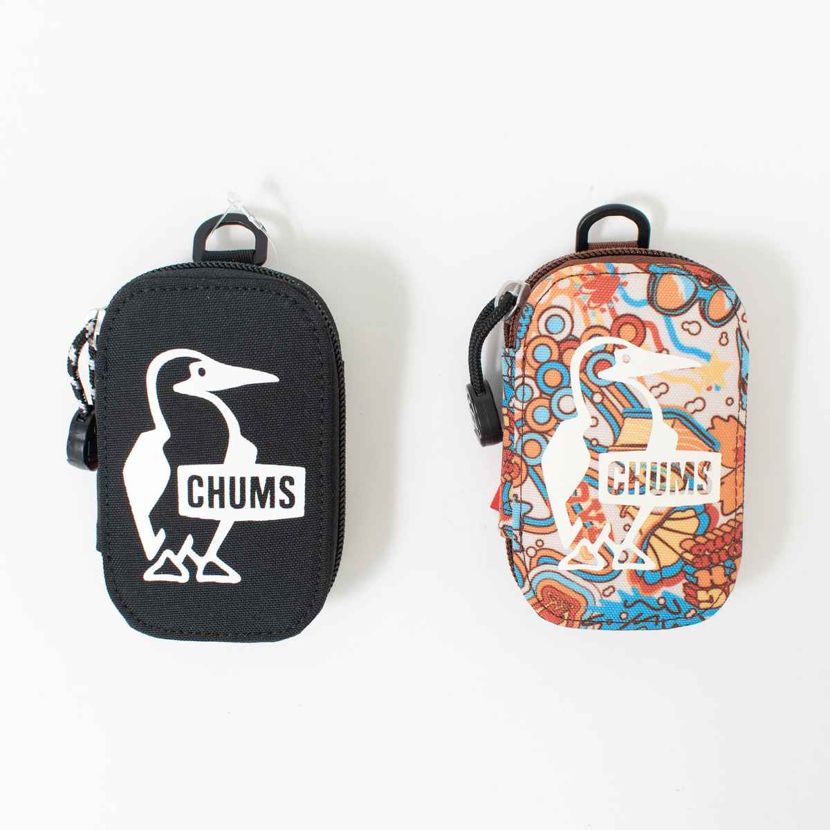 CH60-3991  CHUMS リサイクルオーバルキージップケース(キーケース｜キーコイン)
