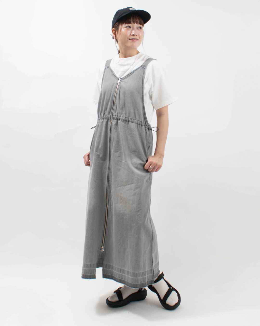 CP25-A373 cotopone 2WAY DENIMワンピース