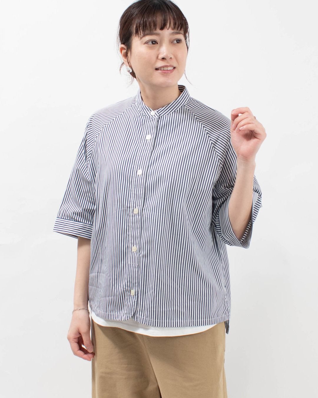 FA-3073  FIRST ストライプシャツ