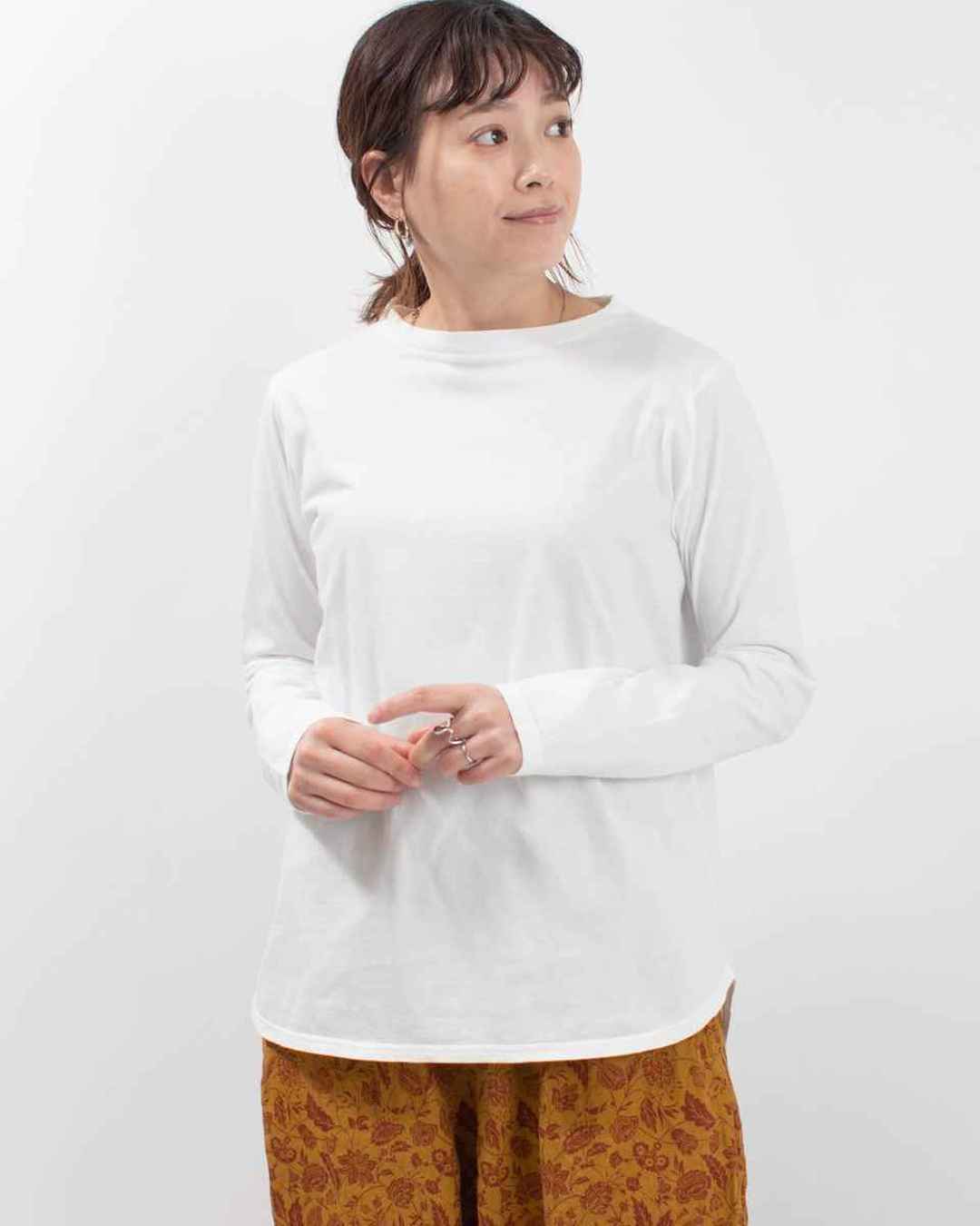 FA-3205  FIRST ラウンドヘムカットソー