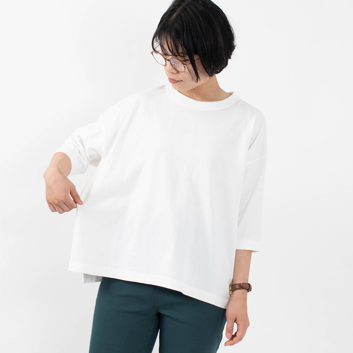FIRST 前後差ワイドカットソー