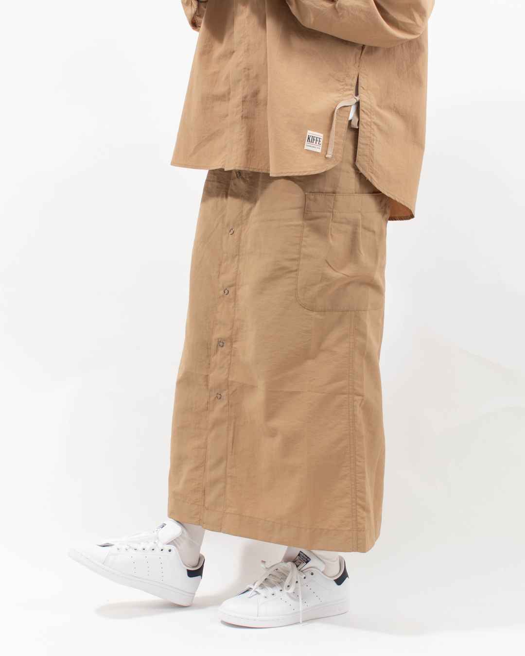 KF252TW00032 KIFFE DRAW STRING MILITARYW SKIRT