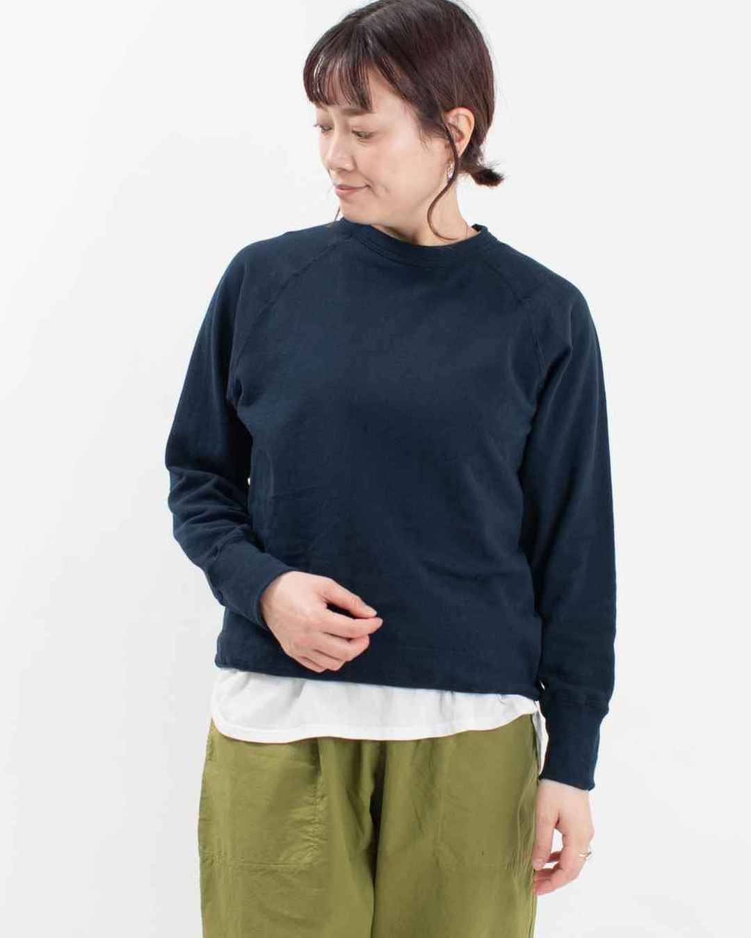 【定価13200円】裏毛クルーネックプルオーバー 定価13200円】裏毛クルーネックプルオーバー