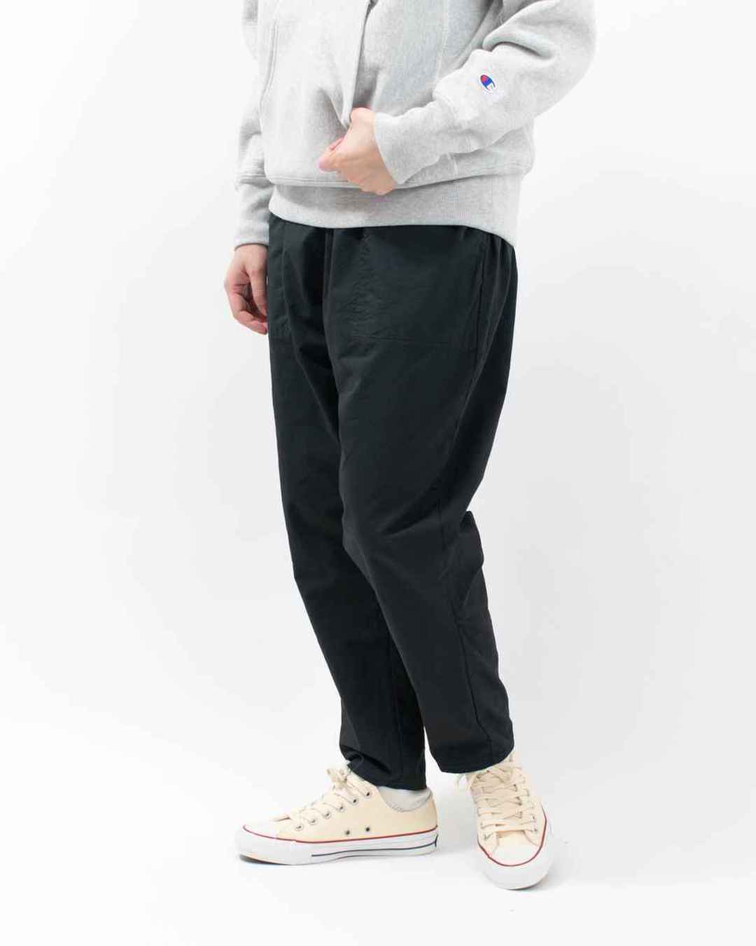 【prit】スウェットライクストレッチサルエルパンツ / P91521 prit [プリット] スウェットライクストレッチツイルサルエル