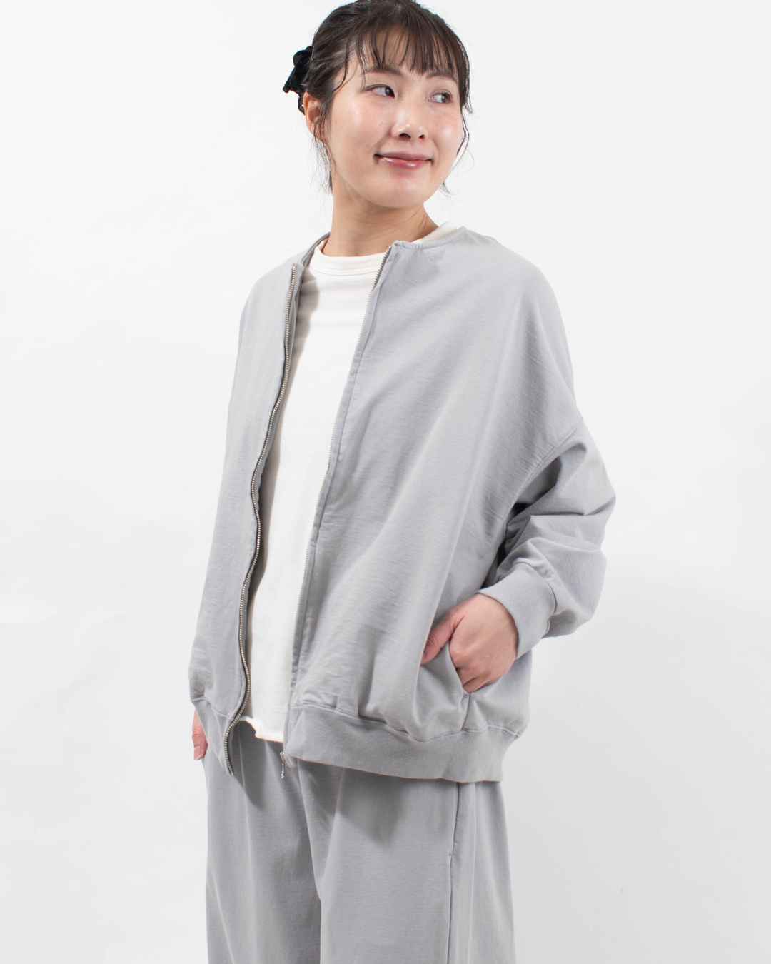 その他 yuppppppppy88 prit 40/1DEPENDランダムミニ裏毛ZIPブルゾン｜ナチュラルファッション