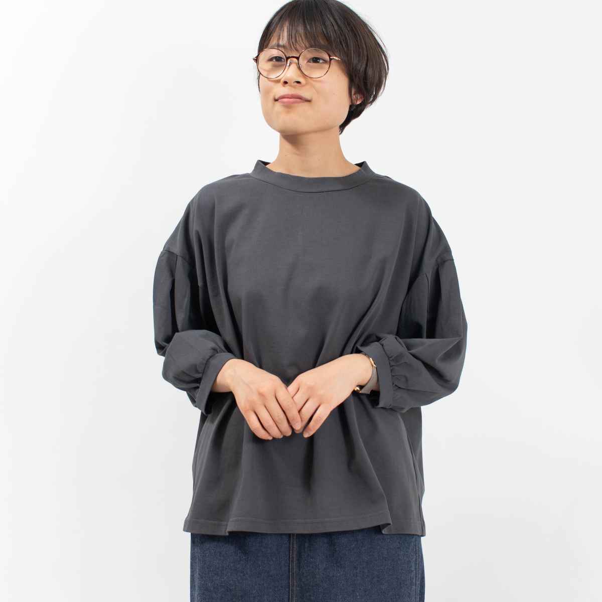 sabbatum ファンクショナル天竺 /BDタックスリーブプルオーバー