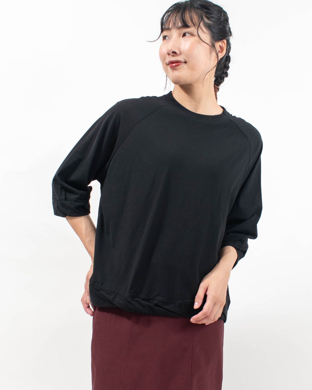 SA-35212 sabbatum ヴィンテージレアルツイスト ツイストラグランプルオーバー