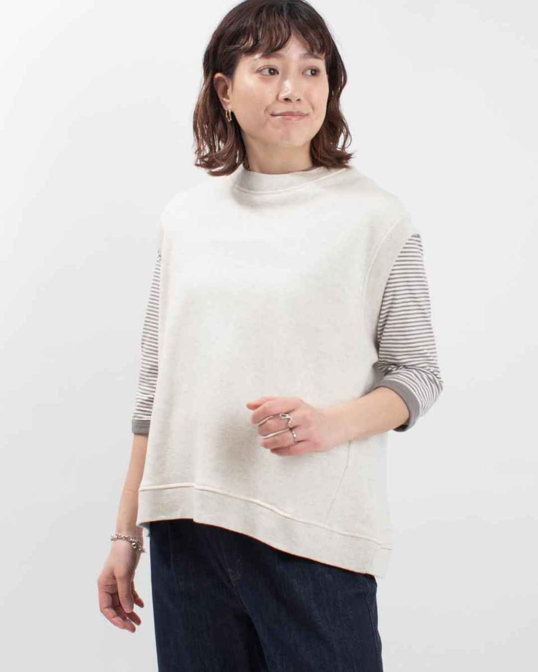 SB-1810  SO[ ] バックスリット裏毛ベスト