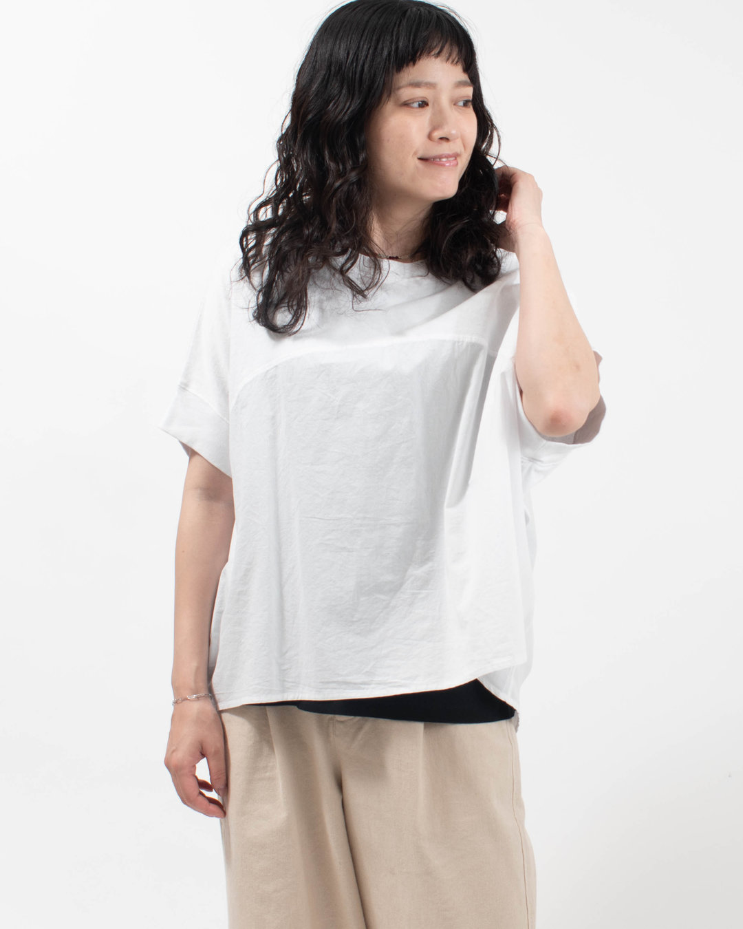 SB-1840　SO[ ] 16/-天竺 ドッキングプルオーバー