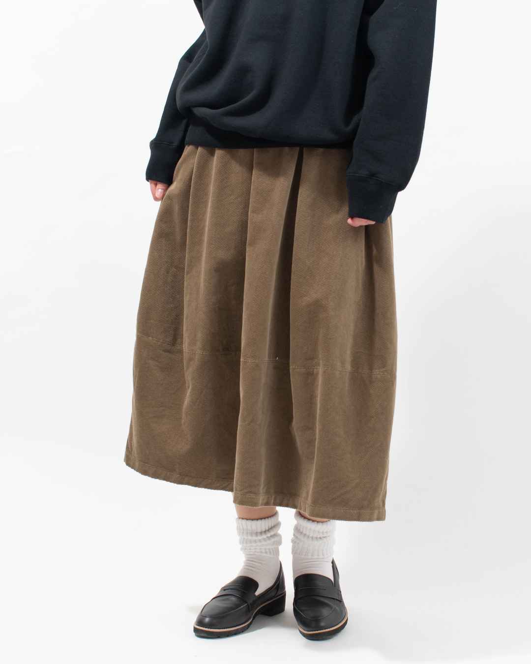 SB-1899 SO[ ] コーデュロイコクーン切替スカート