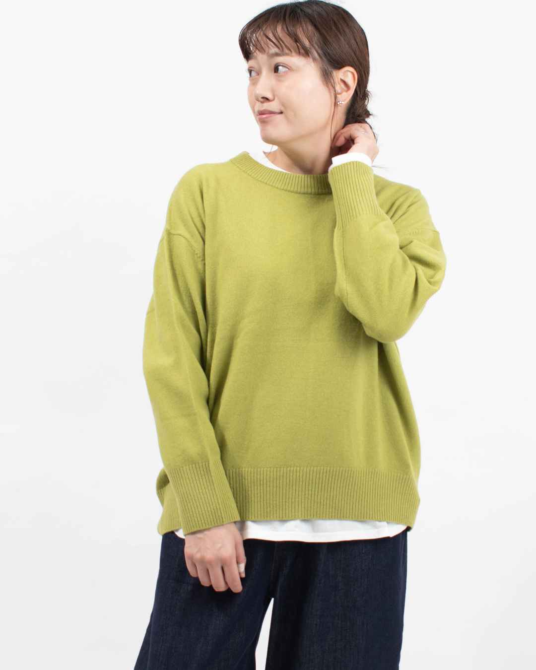 SO[ ] クルーネックニットプルオーバー