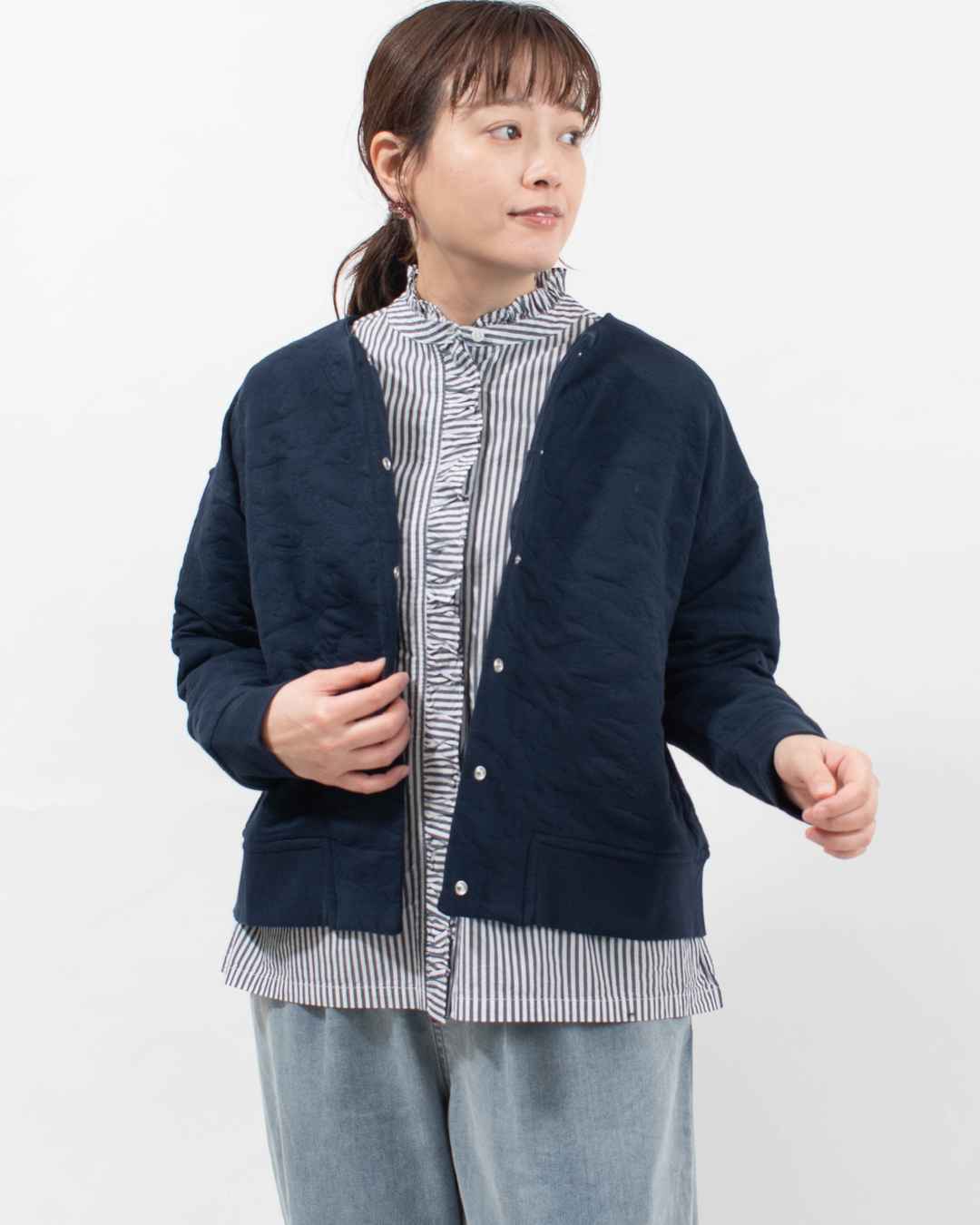 SO[ ] ジャガードカーディガン