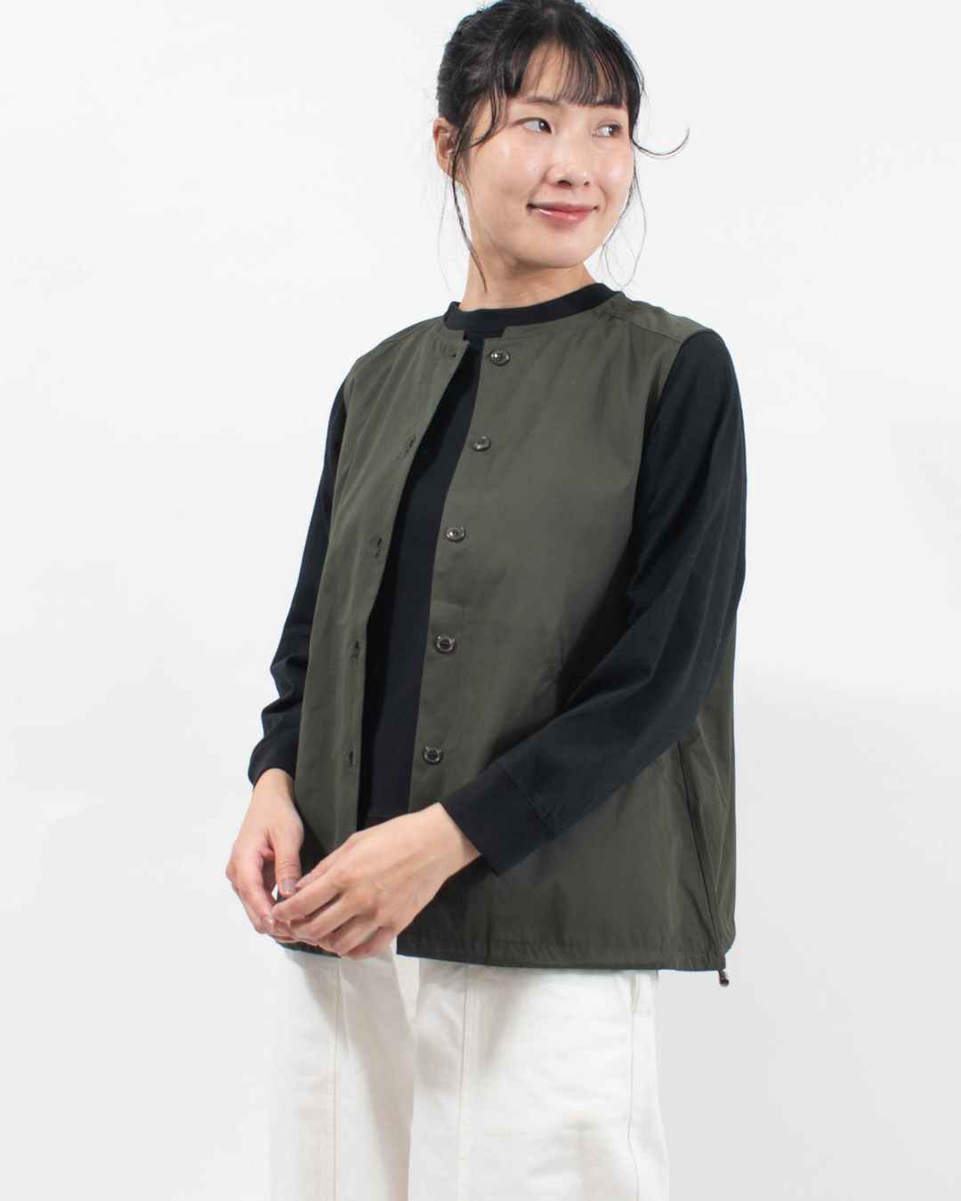 SE6011254 SUN VALLEY TCナイロンピーチ起毛ベスト