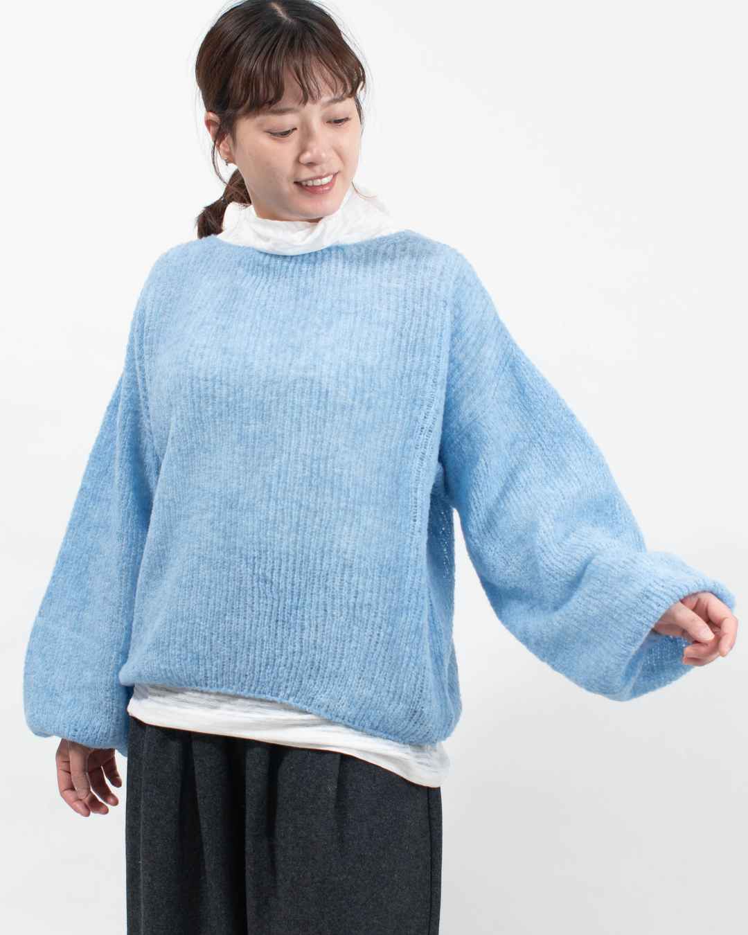 SJ-0030 SO[ ] ブークレーバルーン袖プルオーバー