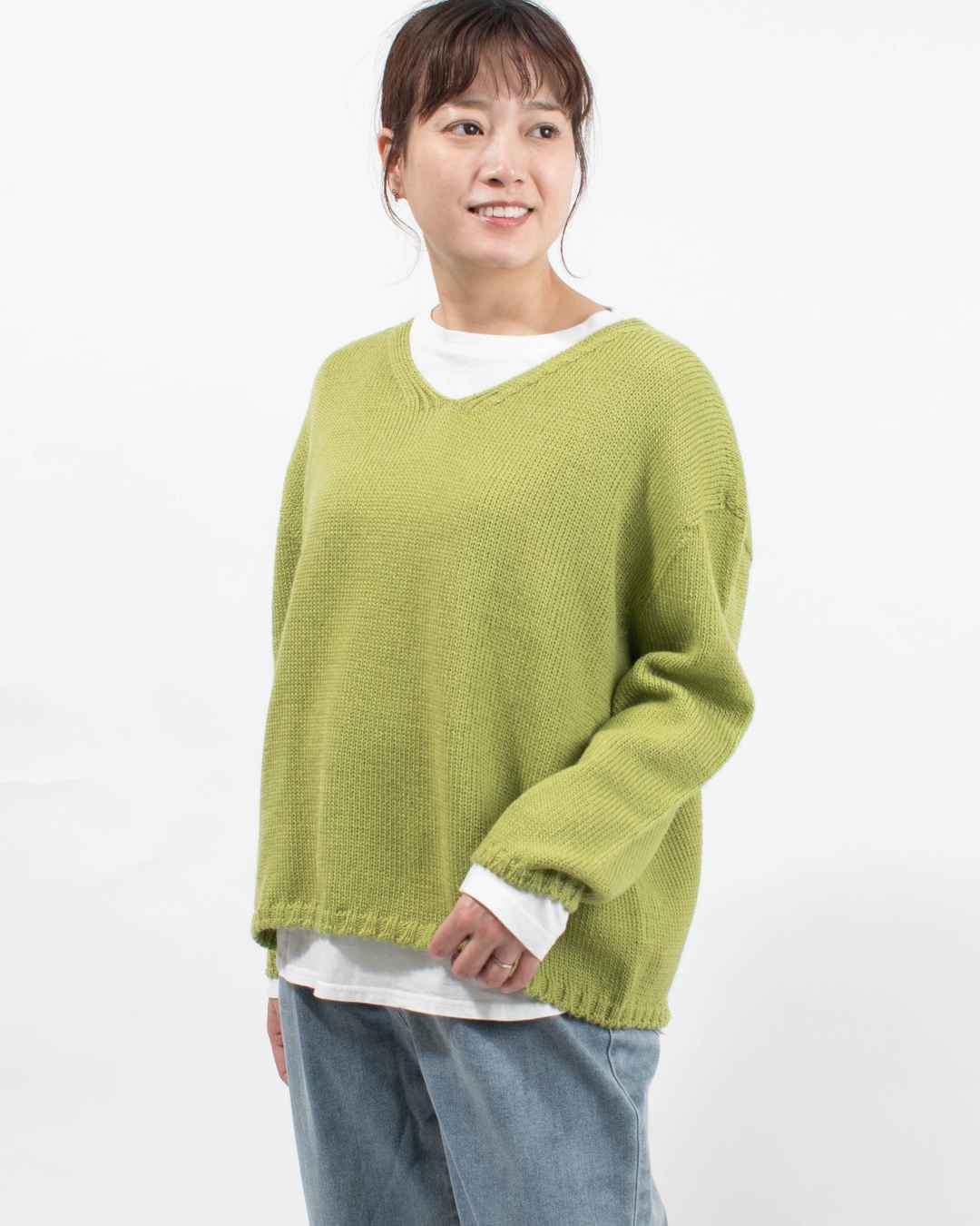SJ-0077 SO[ ] ロービングVネックプルオーバー