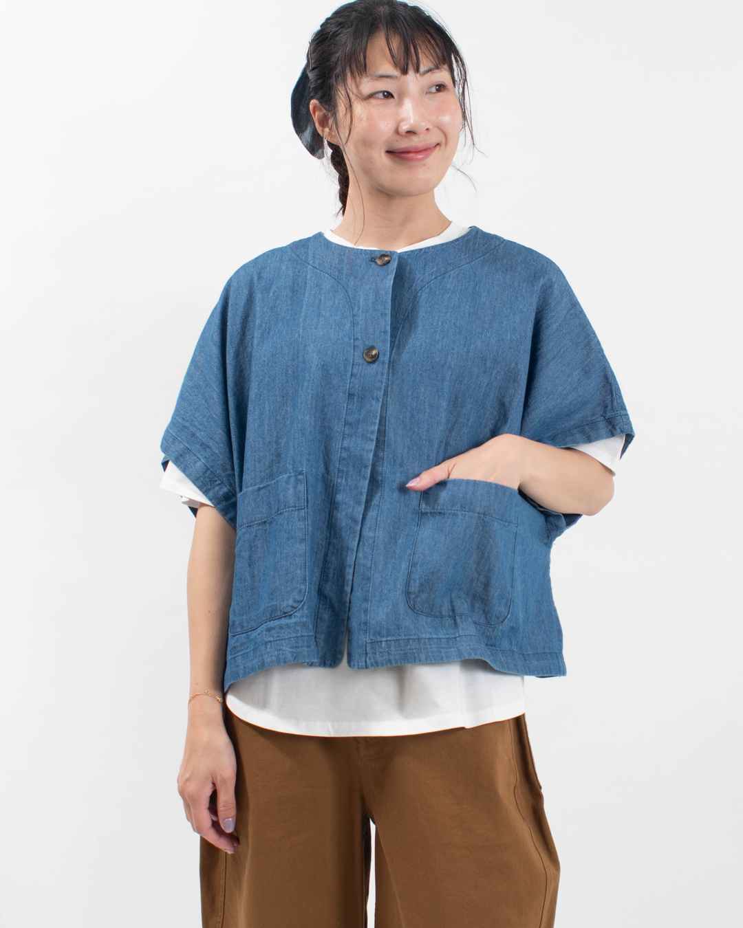 SUN VALLEY 5.5ozコットンデニムワイドジャケット