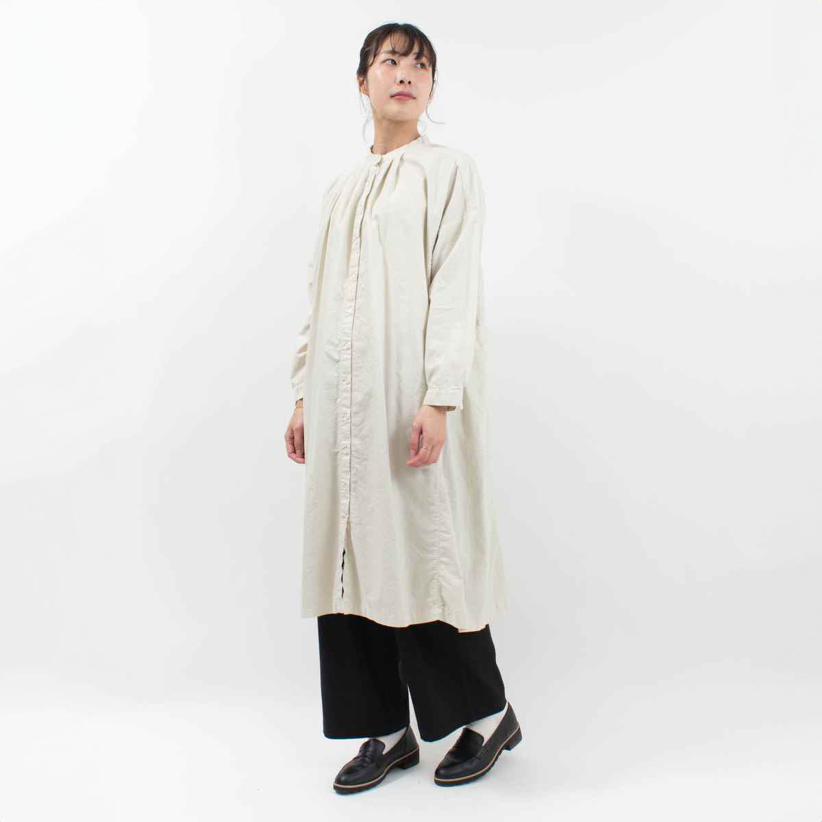 SUN VALLEY オックスシャツワンピース｜ナチュラルファッション