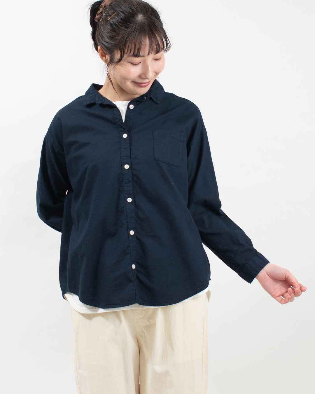 SUN VALLEY オックス日本製品染レギュラーシャツ