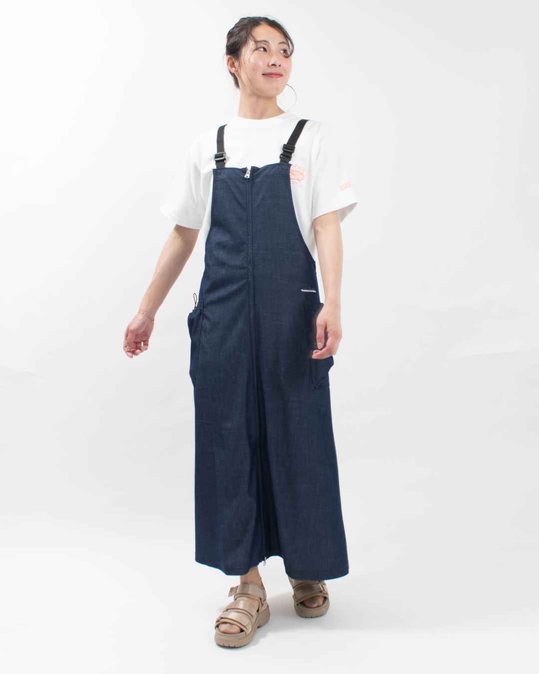 TM251TD00342  THOUSAND MILE FRONT ZIP SALOPETTE OP