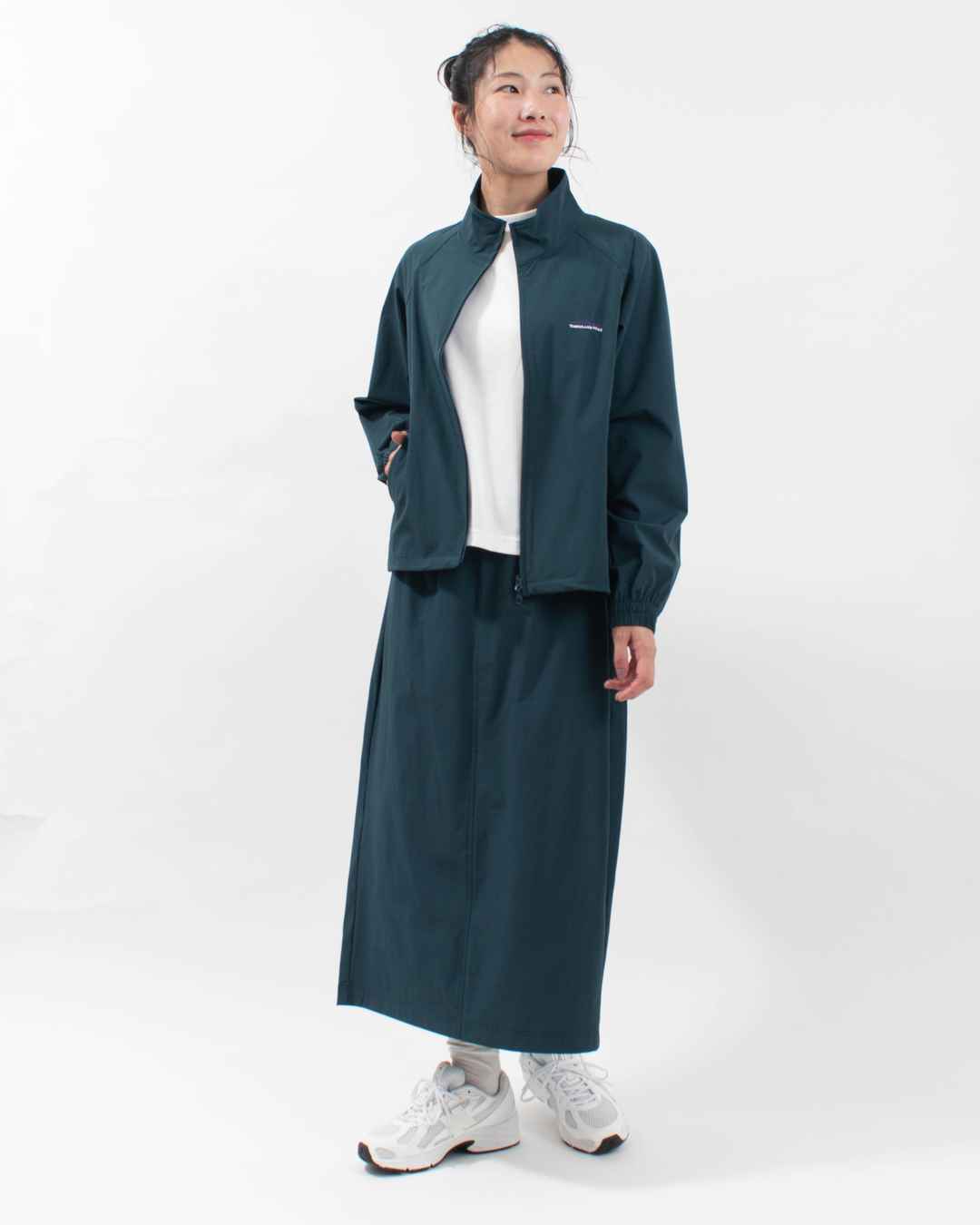 TM252NP00022 THOUSAND MILE ZIP BLOUSON＆T-SHIRT＆SKIRT SET UP