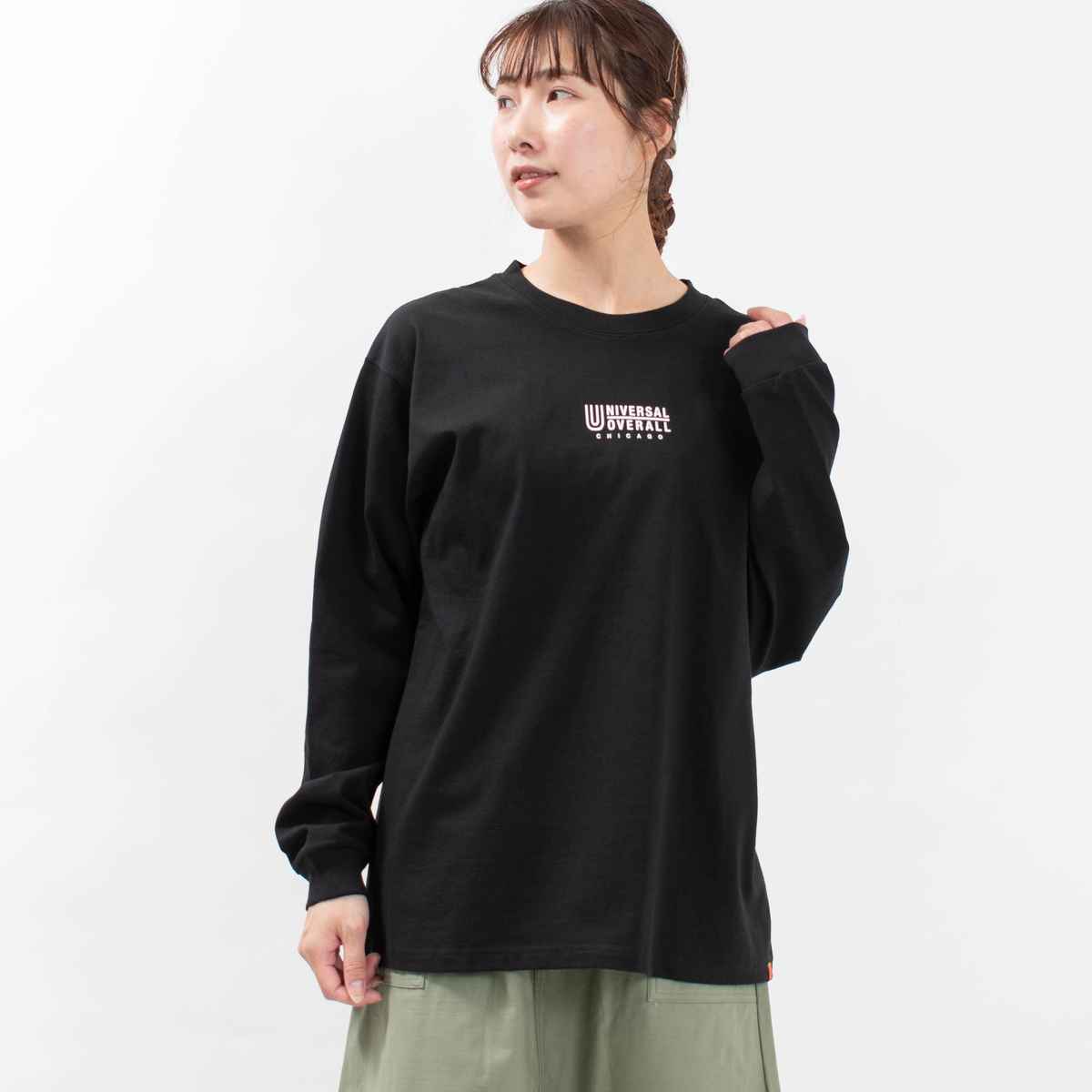 UNIVERSAL OVERALL センターロゴロングスリーブ