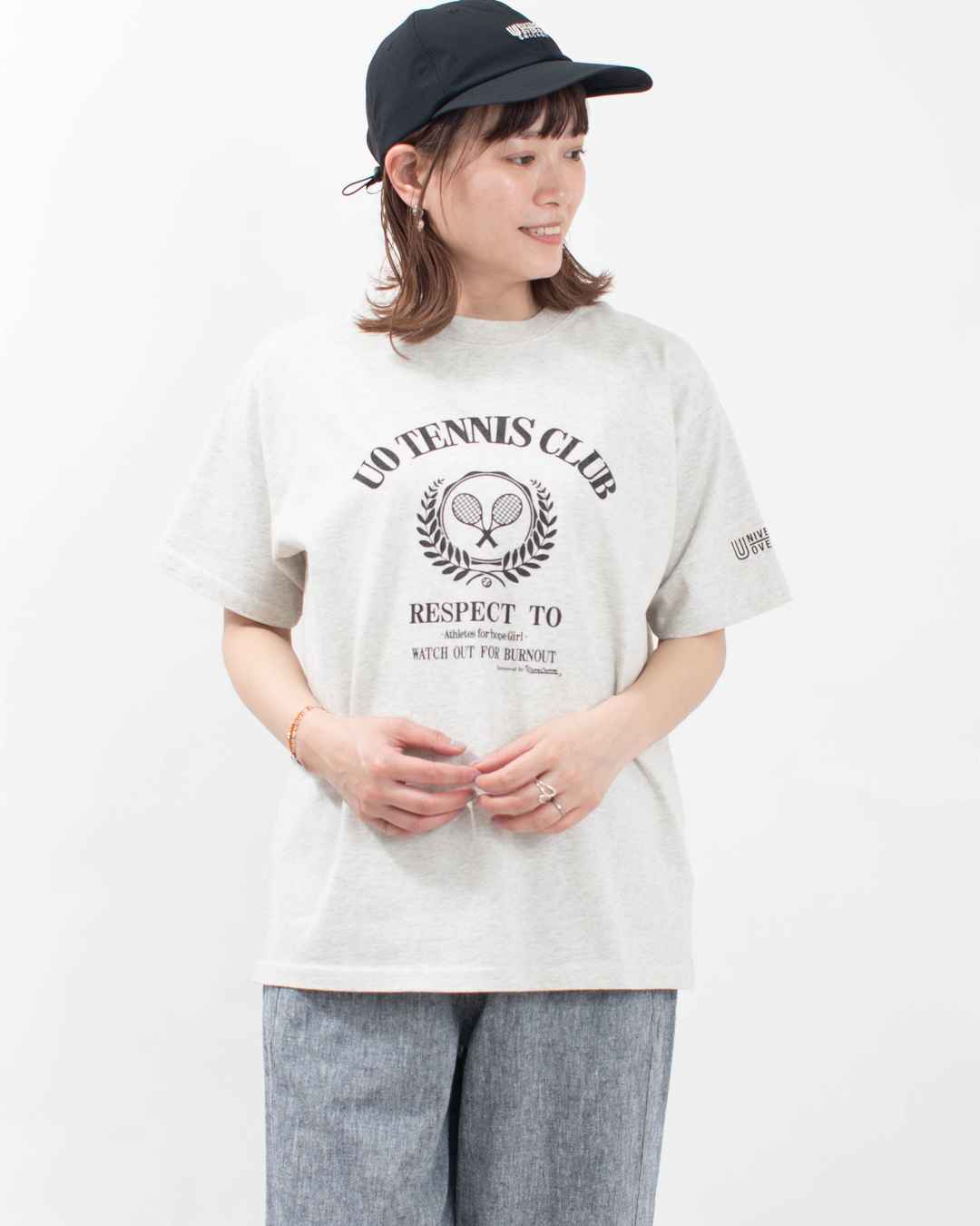 URKOOL ゆったり ヴィンテージウォッシュ コットン Tシャツ ウォッシャブル ウール ショートスリーブ Tシャツ ‐ MADE IN JAPAN ‐
