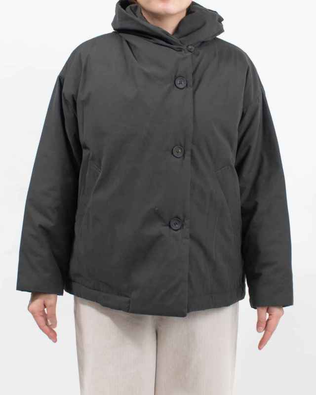 01EFP17470 blue willow ボンディングフードジャケット