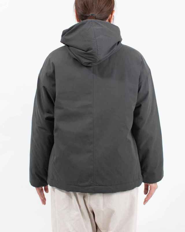 01EFP17470 blue willow ボンディングフードジャケット