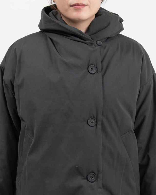 01EFP17470 blue willow ボンディングフードジャケット