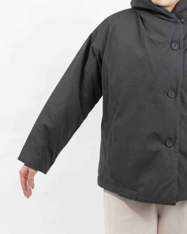 01EFP17470 blue willow ボンディングフードジャケット