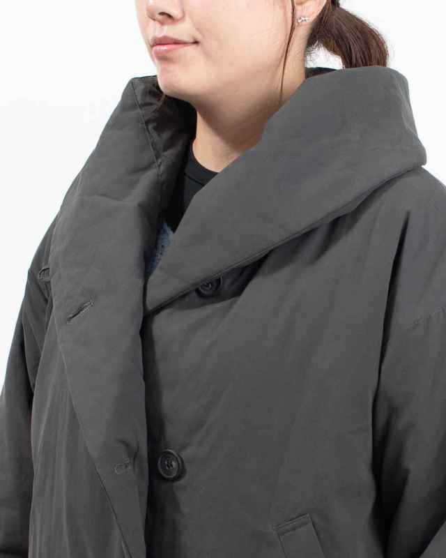 01EFP17470 blue willow ボンディングフードジャケット