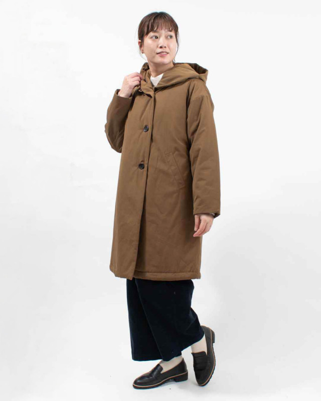 01EFP18471 blue willow ボンディングフードコート