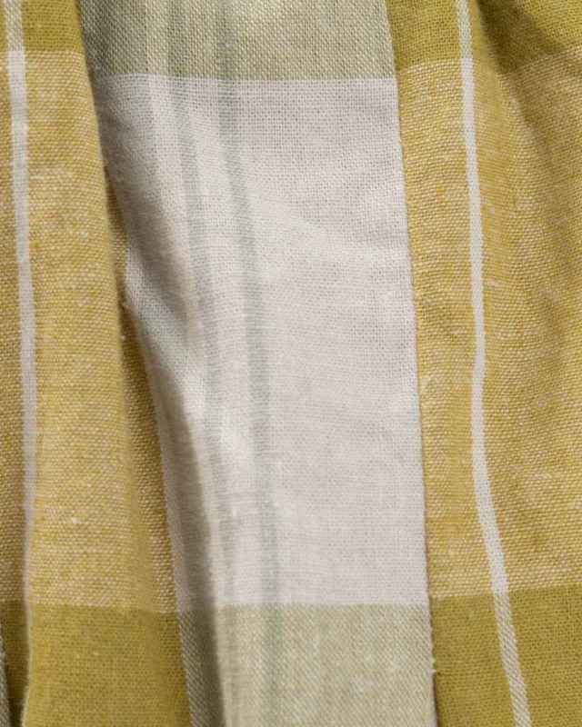 01ESP13052  blue willow コットンリネンチェックタックスカート