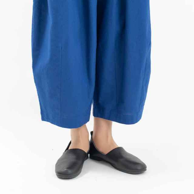 blue willow コットン細番手平織り裾ゴムバルーンペチパンツ 2色
