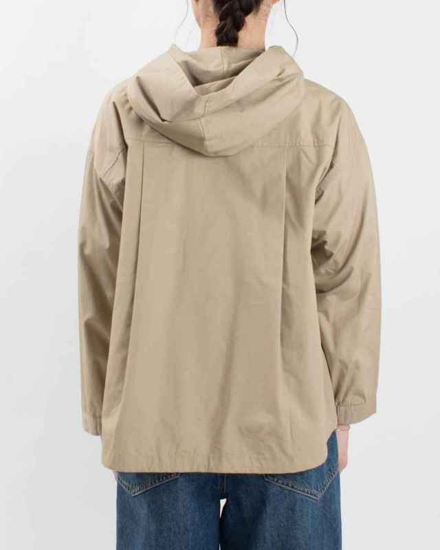 01ESP17044  blue willow コットンタイプライターフードブルゾン